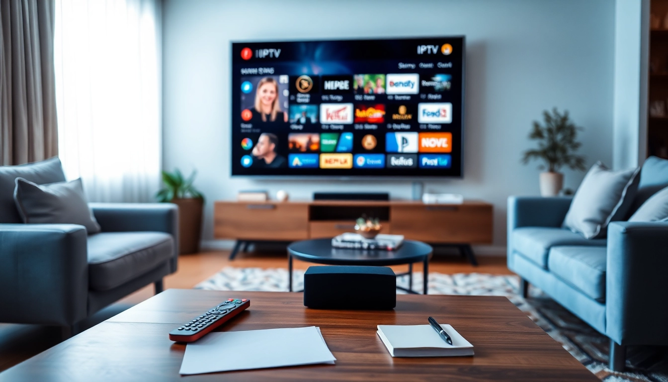 Accédez à un abonnement iptv 12 mois avec un cadre moderne et détendu dans votre salon.